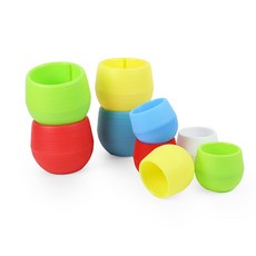 신초 원형 소형 대형 랜덤 소 장식 흙