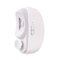 電動指甲剪帶拋光器, 1個, 【升級磨甲款】- 白, 白
