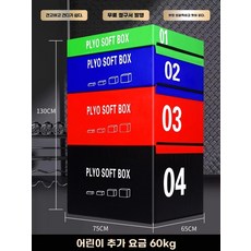점핑박스 크로스핏 스텝 런지 점프박스 성인 태권도 하체 성인 30kg 점프 점핑 프리미엄, 1, R. 60kg의 점프 상자로 어린이 체중이 증가합니다