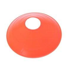 칼라 접시콘 오렌지 트레이닝 용품 체육 용품 훈련 콘, 단품, 1개