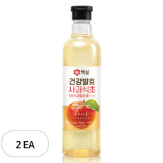 백설 건강발효 사과식초, 800ml, 2개