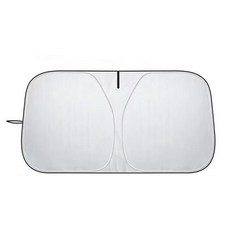 汽車遮陽擋 擋風玻璃隔熱遮陽板 車用遮陽簾 汽車前擋遮陽罩, 【升級鈦銀款】前擋風玻璃, 1個