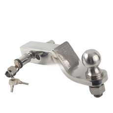 견인볼 트레일러 자동차 높이조절 캐리어 마운트 히치 캠핑카 연결고리, 후방 가드 범퍼, 아니오, 304 스테인리스 암 볼 헤드 핀