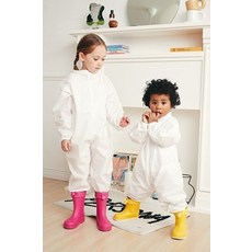 일회용 유아 전신 미술가운, M