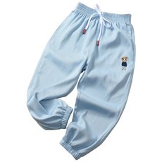 i揪團 中大童透氣冰絲束口褲 B76