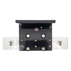 프로라이더스 스피드샵 퀵서비스용 배달대행 2구 자석충전거치대 브라켓 고정형