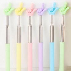 안테나 지휘봉 5단 길이조절 손가락 지시봉 2개입, 1개, 랜덤