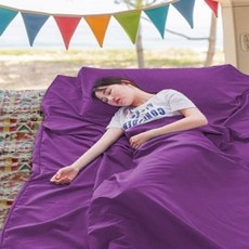 여행용 캠핑 침낭라이너(210x160cm) 차박침낭hoh2+7Fss