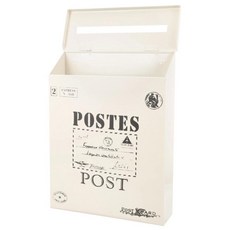 단조 철제 벽걸이 수납함 유럽식 우편함 레트로 장식 정원 마감 도구 펜던트, 01 24 9.5 44.51