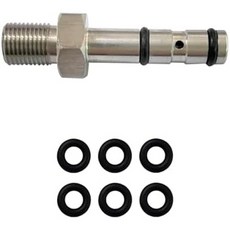 충전 포브 퀵 차징 어댑터 교체용 페인트볼 PCP 에어소프트 소총 Logun Webley FX Hatsan Evanix 스테인리스 스틸, 1/8BSPP - 0.3인치