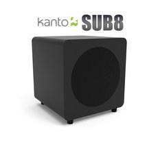Kanto SUB8 黑色 獨立重低音 主動式 300w功率 密閉式低音 超低音