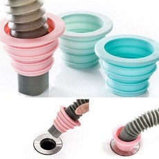 세탁기 배수구 물빠짐 고정 마개(HMI36), 블루, 블루