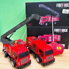 1:18 遙控消防車 消防遙控車 遙控雲梯車 消防救護車 兒童玩具車，安全標章合格玩具, 1個, 消防遙控車/遙控雲梯車隨機11-1706