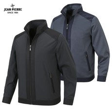 쟌피엘 백화점용 봄/가을 남성 고급 패턴 골프 바람막이점퍼 골프점퍼 골프자켓 골프웨어 간절기 중년 점퍼 자켓