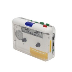 휴대용 카세트 플레이어 USB 카세트 캡처 카세트에 MP3 변환기, 투명한