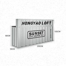 인포데스크 철제 캐셔 엔틱 프론트 옷가게 테이블, 기본 색상