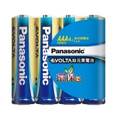 國際牌 EVOLTA 鈦元素鹼性電池 4號4入裝, 1個, 4