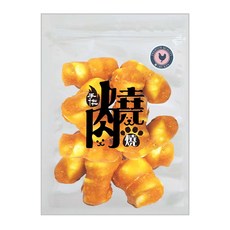 燒肉燒 雞肉牛奶骨 2.5吋 大包裝 寵物狗零食 潔牙骨, 1個
