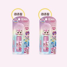 캐치티니핑 립케어 딸기향 3.8g 하츄핑 [2세트] 어린이 립밤, 2개