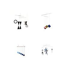 모바일 세트 시각적 경험을 위한 장난감 교육 게임 Munari/ Octahedron/ Gobbi/ Dancer, Blue Gobbi Set