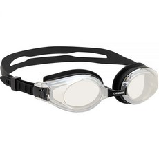 수경 선글라스 공용 Cressi 성인용 수영 고글 편안함과 최대 가시성을 위한 교체형 코다리 Nuoto 3.0, Black/Black, Mirrored Lens, 블랙/블랙 467575