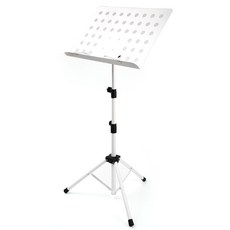 Geobiz 高級樂譜演講演奏家用譜架, 白色, 1個