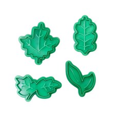 플라스틱 나뭇잎 모양틀(4종세트)
