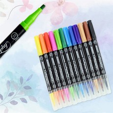 도이동의 캘리그라피펜 손그림일러스트, 6색