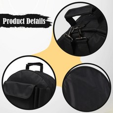 핸드 캐리 핸들 스네어 드럼 가방 보관 패딩 케이스 학생 밴드 연습용 천, 1개