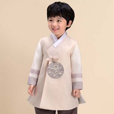 Yeolhanbok 539 Loi Cream男童款韓服套裝
