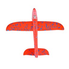 飛機玩具 模型飛機 炫光泡沫彈射手拋閃光飛機 兒童飛行玩具, 1個, 發光爆衝飛機-22cm隨機出, 發光爆衝飛機-22cm隨機出