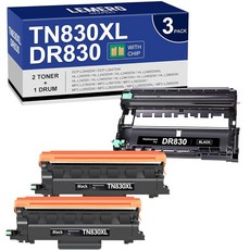 LEMERO UExpect TN229 고수익 토너 카트리지 교체용 HL-L3280CDW MFC-L3780CDW MFC-L3720CDW 프린터 TN229XLBK/C/M/Y-5, TN830XL DR830XL Drum