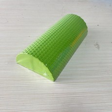 반달형 폼룰러 스트레스해소 하프 실내 바운싱 필라테스, 1개, 그린 30x15cm EVA