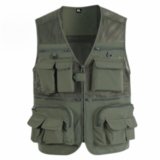 남성 작업 등산 조끼