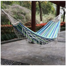 해먹 캠핑해먹 헤먹 캠핑용품 그물해먹 헤먹침대 캠핑용품몰 해먹침대 그물침대, 데님블루 나무봉 분리 가능 40CM