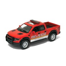 킨스마트 2013 Ford F-150 SVT Raptor Supercrew Police/Fire Rescue, 1개