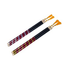 예혼마네 매듭난타북채-검정손잡이 채 두께18mm, 금색, 1개