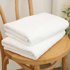 쉬라즈 모노바스 국산 30수 바스타올 450g 2장, 화이트, 2개