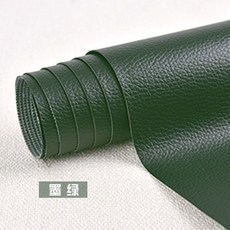 自粘皮革麵料補丁 適用於布料皮料翻新, 墨綠