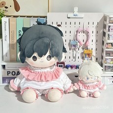 臺灣出貨 娃衣 棉花娃娃 香甜日記 20cm 40cm 一翻賞體 坐姿 棉花娃娃衣 替換公仔 玩偶服 娃娃衣服 娃娃配件 娃娃裝 H, 1個, 香甜日記-蘭色,（20cm站姿正常款）