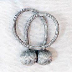 하루네 볼 자석 커텐 타이백 걸이 커튼 집게 고리 일반타입 후사고리 1개, 그레이