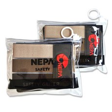 각반 네파 안전각반 1SET당 2개입, 2세트, 브라운