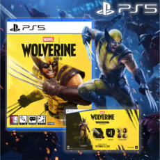 PS5 마블 울버린 한글판 새상품 실물CD(초회특전dlc포함)