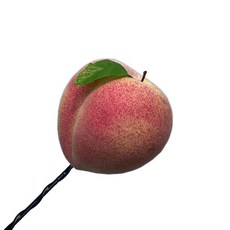 재밌는 자동차 안테나볼 햄버거 핫도그 안테나 악세사리 모닝 레이 스파크 익스테리어, 3. 복숭아 (안테나X)