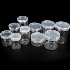 디에인샵 납작 플라스틱 용기 플라스틱병, 7cm - 300ml, 1개