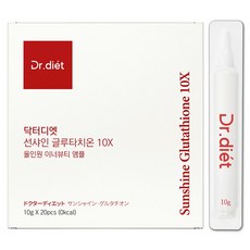 닥터디엣 선샤인 글루타치온 10X 올인원 이너뷰티 앰플 L-시스테인 콜라겐 비타민C 엘라스틴 비오틴, 200ml, 1개
