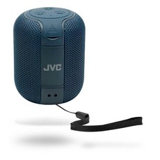 JVC 휴대용 Gumy 무선 스피커 서라운드 사운드 블루투스 5.3 경량 TWS 기능 USB-C 최대 15시간 배터리 수명 - SPSG1BTB (블랙), 블루, 1개