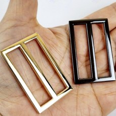 폴리스트링 가방 조리개 우동끈 버클 부자재 조절 분리 클립 왈자 웨빙 벨트 38mm, I 실버38mm