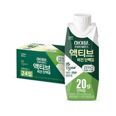 프로틴 밸런스 액티브 비건 단백질 250mlx24개, 250ml, 상세설명 참조