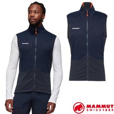【MAMMUT 長毛象】男 輕量保暖防風 立領背心 Polartec Eiger Nordwand 中層衣 05640